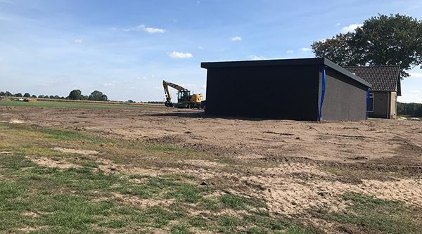 egaliseren tuin overloon grondverzet