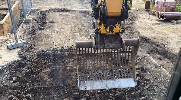 grondverzet in Duisburg - Duitsland