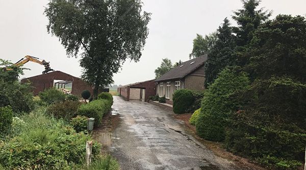 sloopwerk - sloop van varkensstallen in Overloon