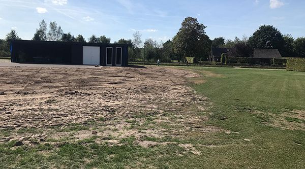 egaliseren tuin overloon grondverzet